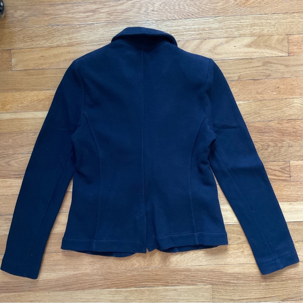 Navy Whistles sweater blazer sz 6 elevated workwear - Picture 2 of 16